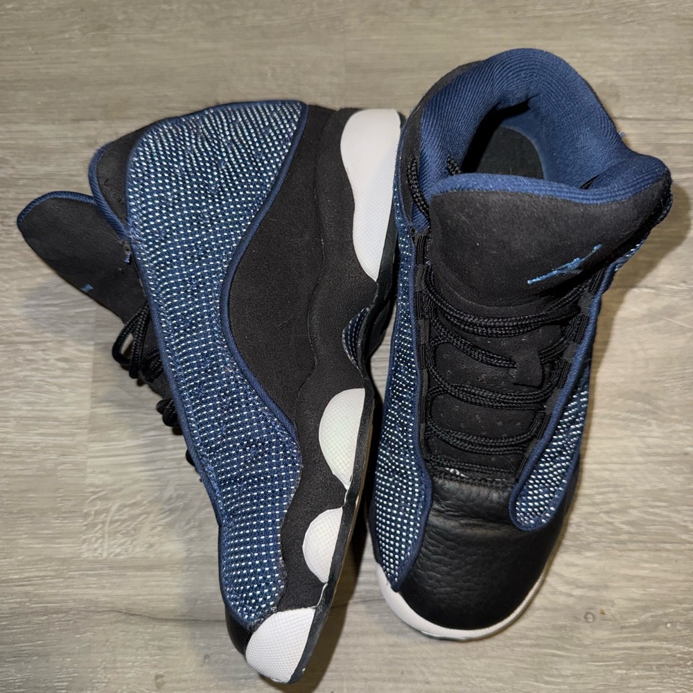 Men's Black and Blue Sneakers